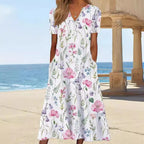 Women's Floral Summer Dress with Pockets