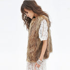 Women's Elegant Faux Fur Vest