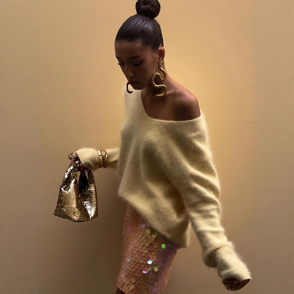 Sparkling Sequin Skirt with Tailored Fit