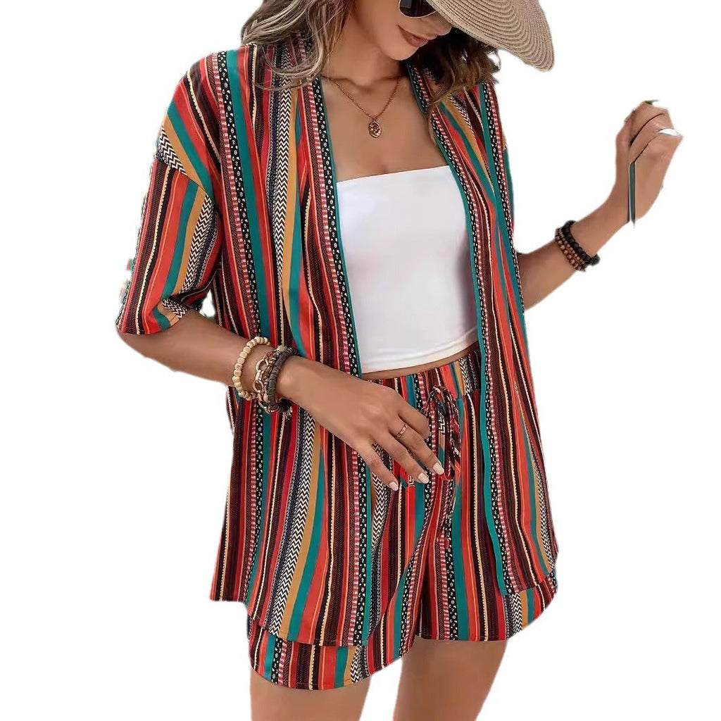 Women's Colorful Resort Outfit