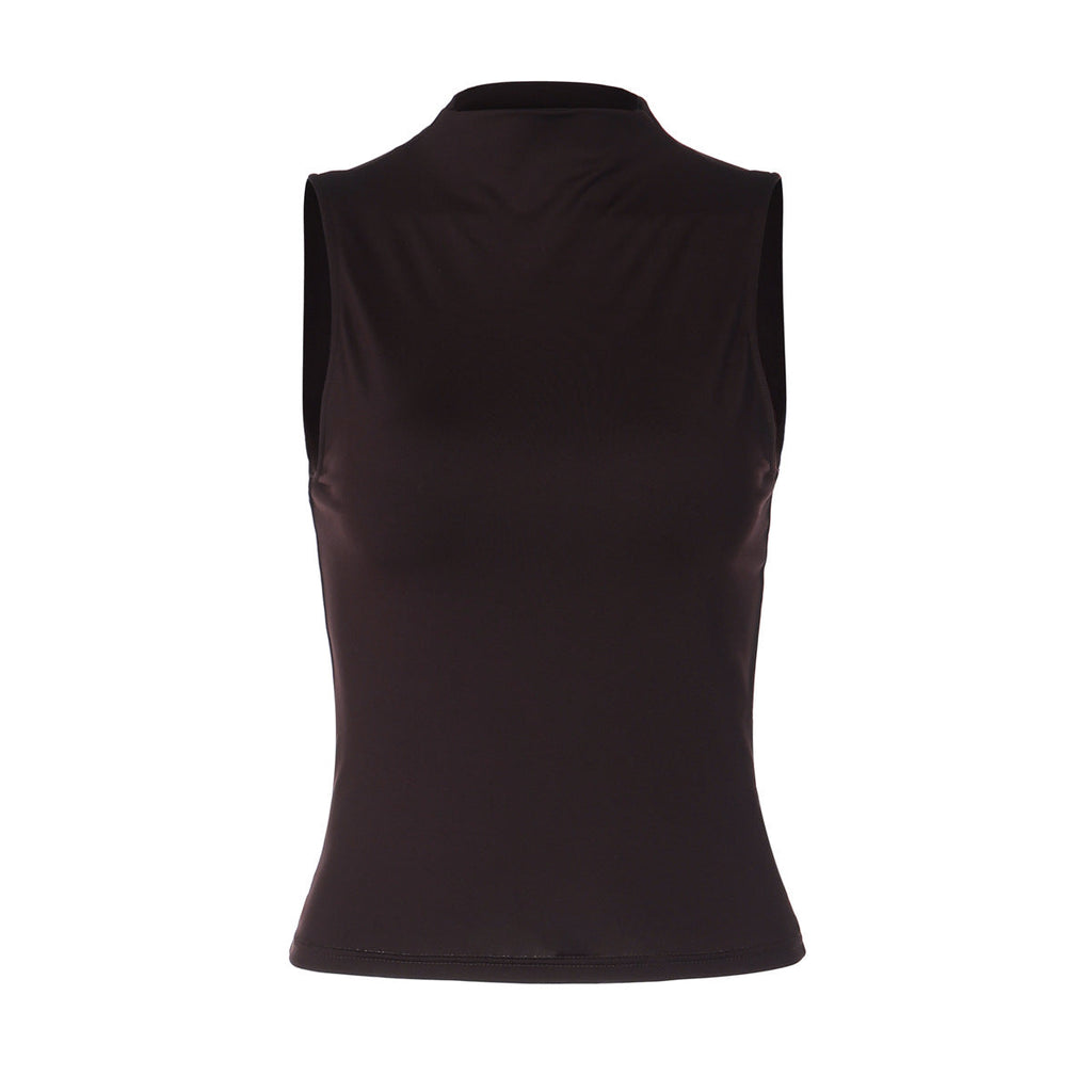 Women's Sleeveless Turtleneck Top