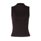 Women's Sleeveless Turtleneck Top