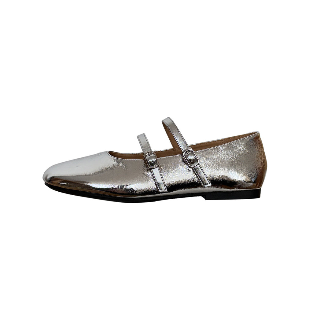 Women's Ballet Flats with Double Strap