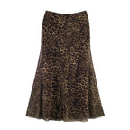 Women's Leopard Print Maxi Skirts