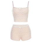 Women's Loungewear Set in Delicate Lace Material
