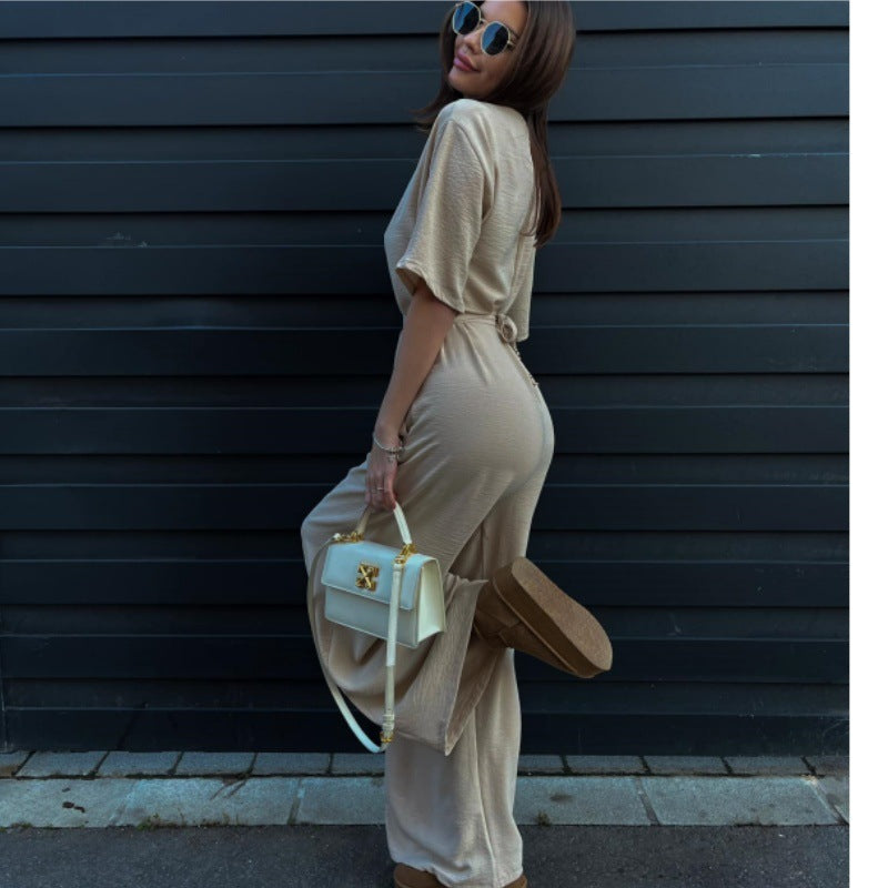 Elegant Women's Jumpsuit with Loose Fit