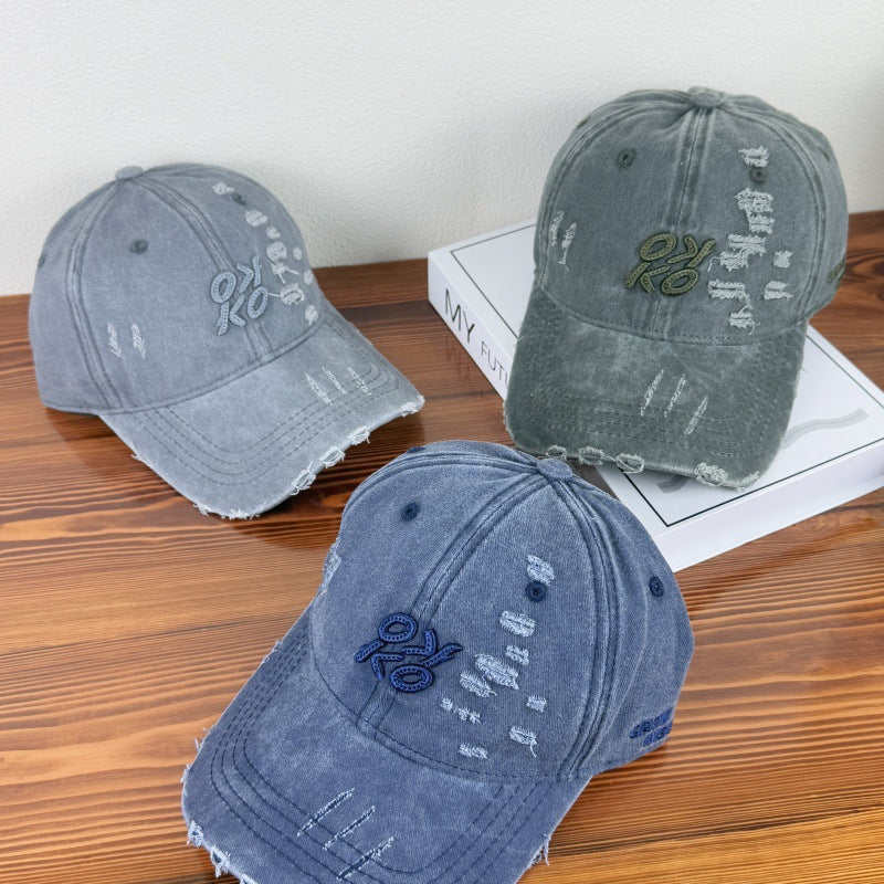 Men's Distressed Casual Baseball Cap Kalsten
