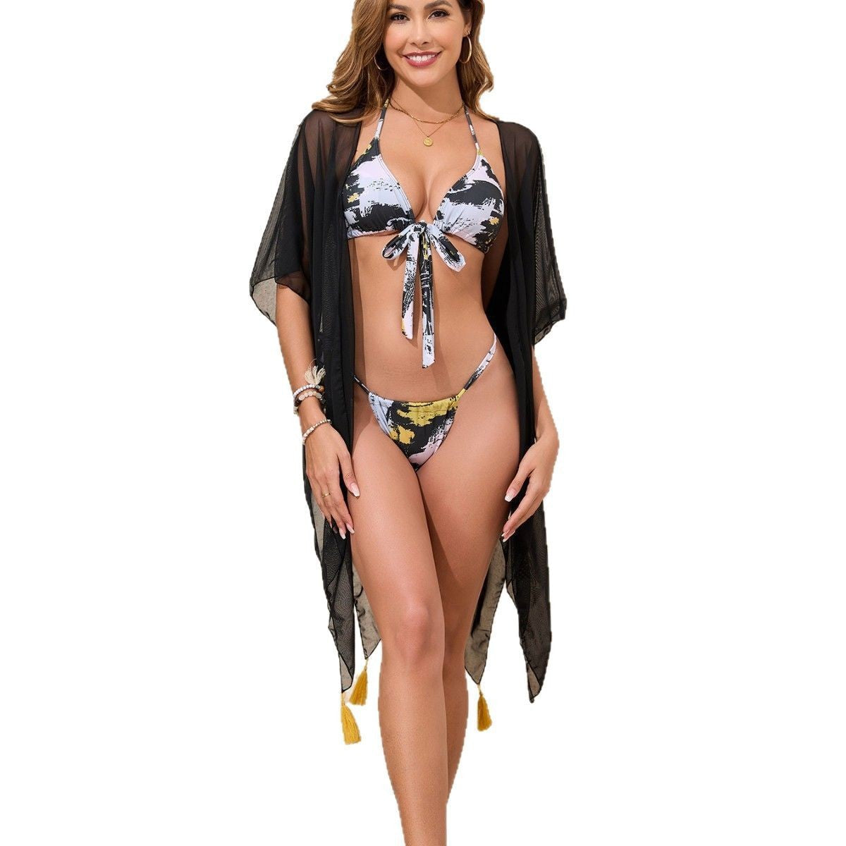 Women's Kimono-Style Bathrobe
