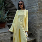 Women's Fashionable Longsleeve and Palazzo Set