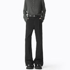 Women's Elegant Wide-Leg Casual Trousers with Fine Pleats