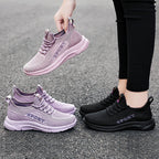 Women's Breathable Sport Sneakers with Innovative Quick-Lace System