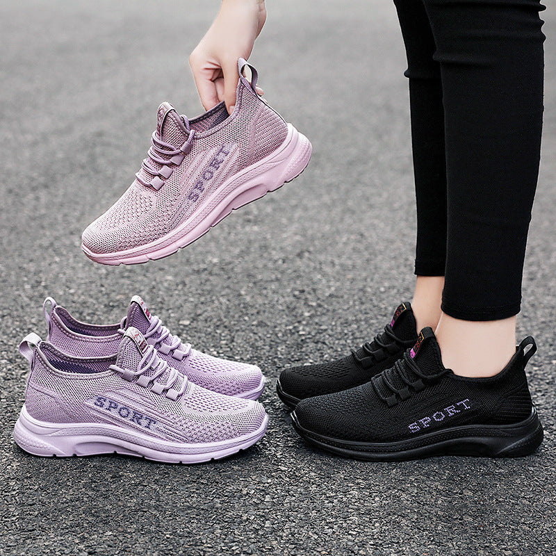 Women's Breathable Sport Sneakers with Innovative Quick-Lace System