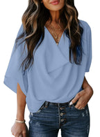 Women's Boat Neck Blouse with Casual Fit