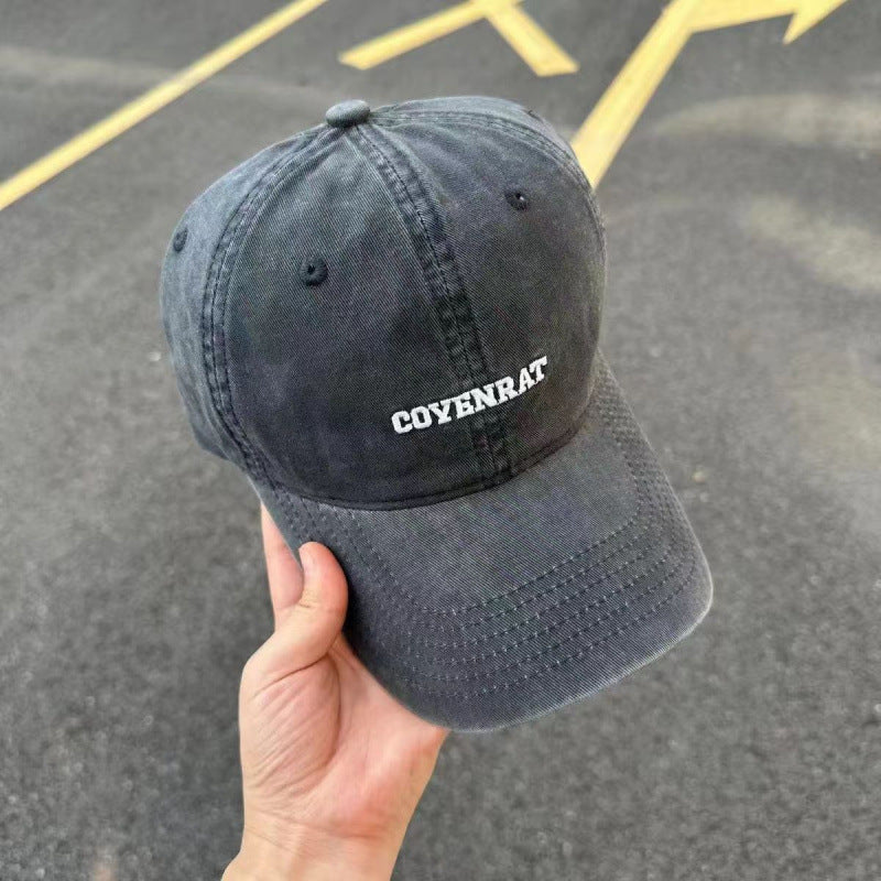 Men's Vintage-Style Cotton Baseball Cap