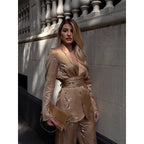 Women's Elegant Floral Suit Set