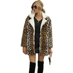 Women's Cozy Leopard Print Coat