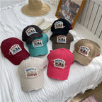 Men's Distressed Vintage-Inspired Baseball Cap
