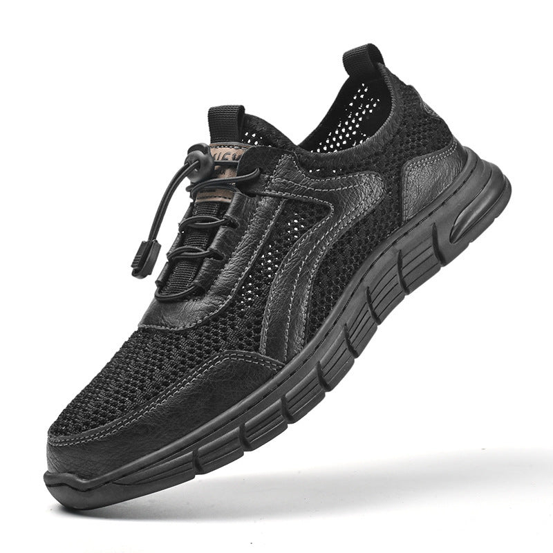 Women's Breathable Sports Sneakers with Elastic Quick-Lace System