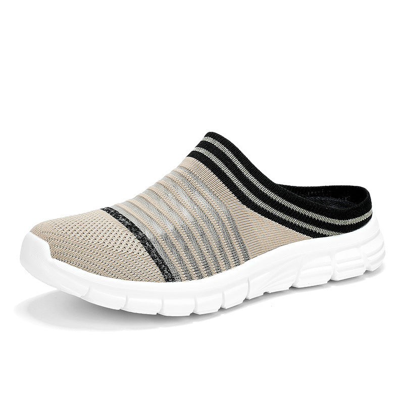 Women's Breathable Slip-On Sneakers with Elastic Design and Flexible Sole