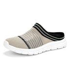 Women's Breathable Slip-On Sneakers with Elastic Design and Flexible Sole