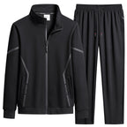Men's Performance Zip-Front Track Jacket and Jogger Set