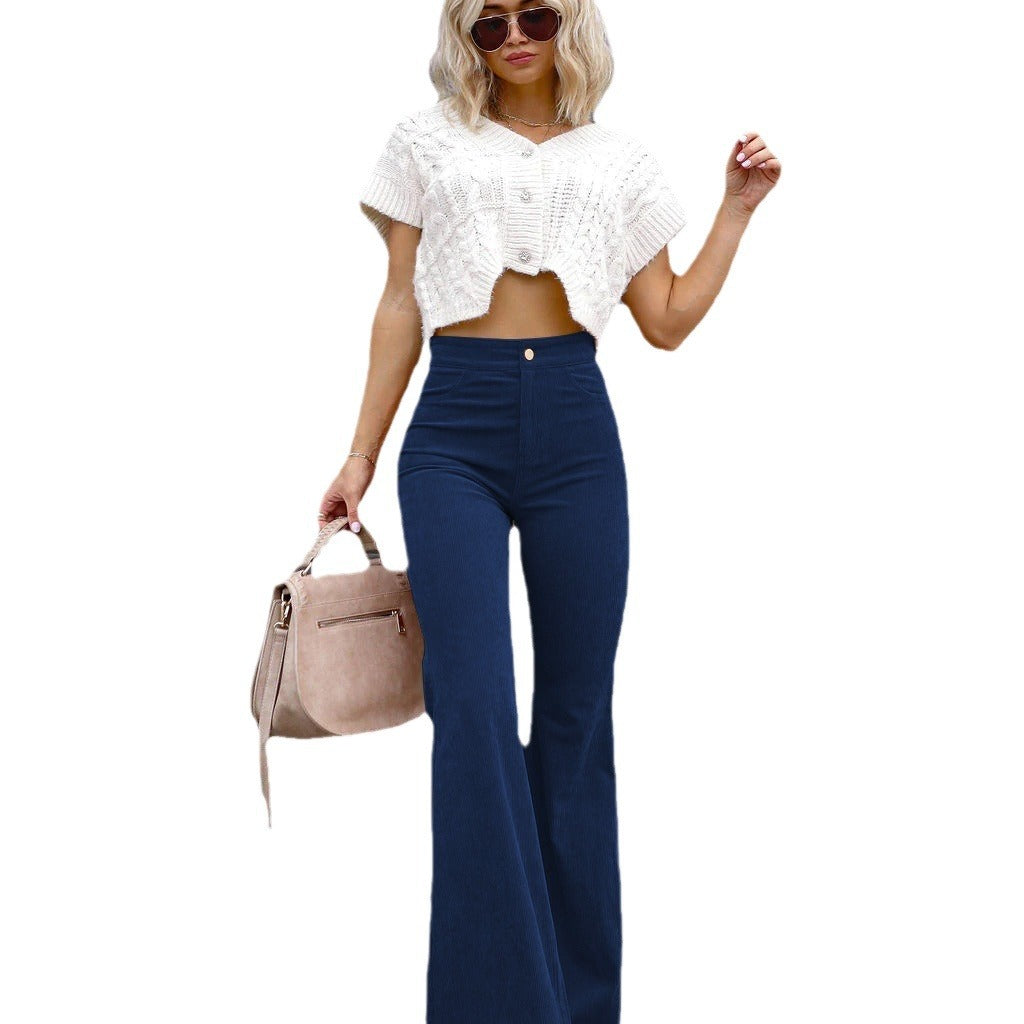 Women's High-Waisted Flared Jeans
