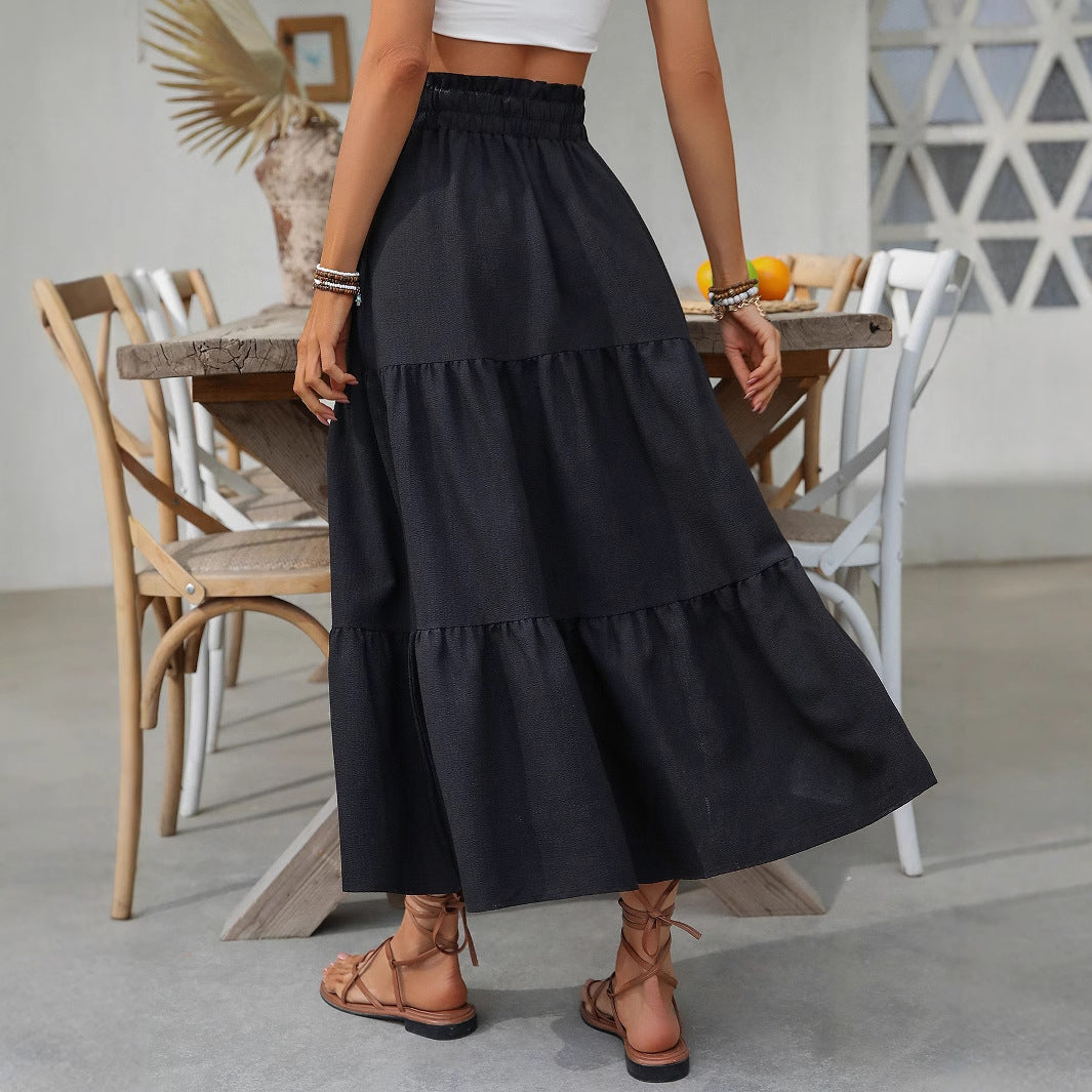 Women's Tiered Maxi Skirt