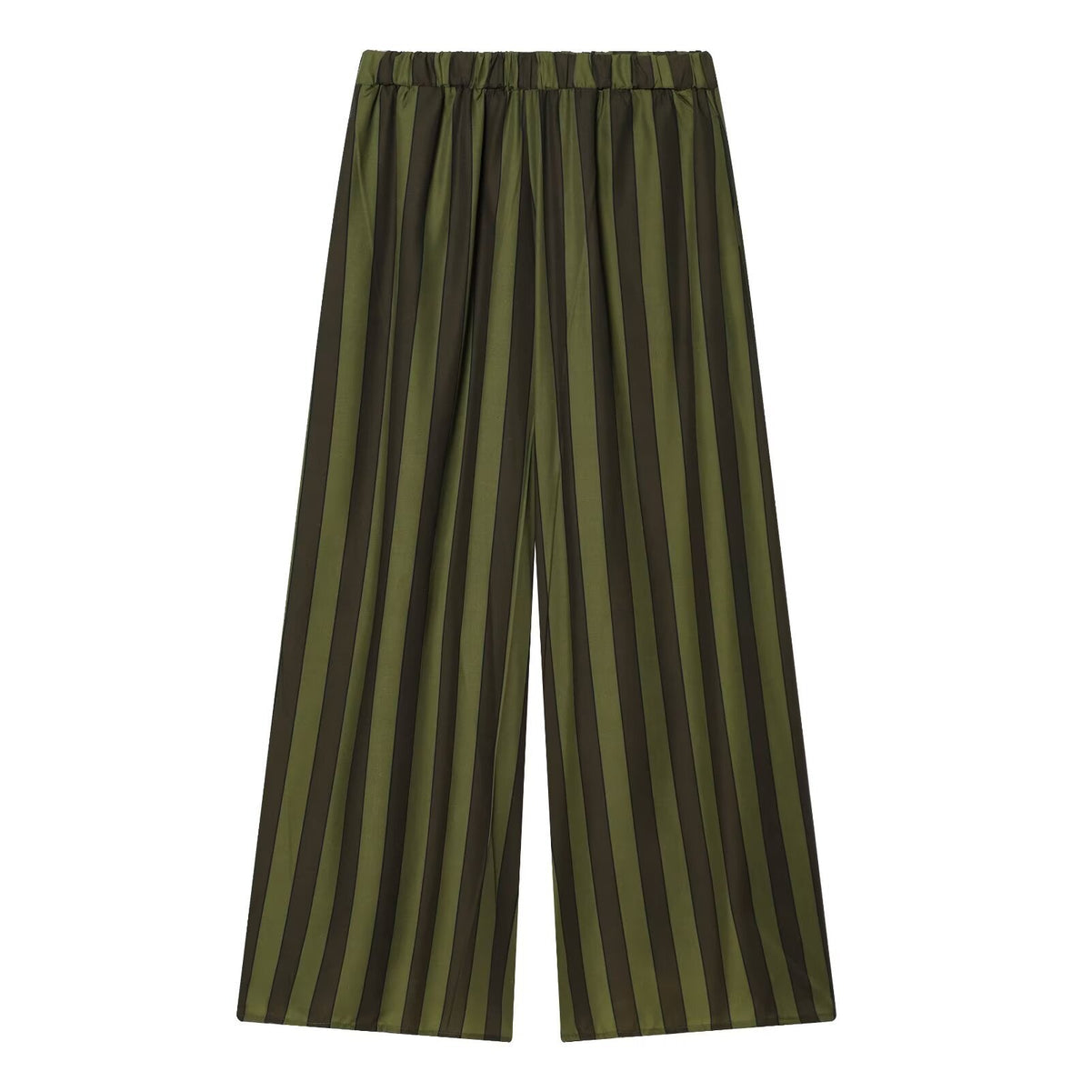 Women's Elegant Wide-Leg Striped Trousers