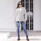 Elegant Knit Cardigan with Belt