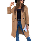Elegant Women's Trench Coat with Modern Details