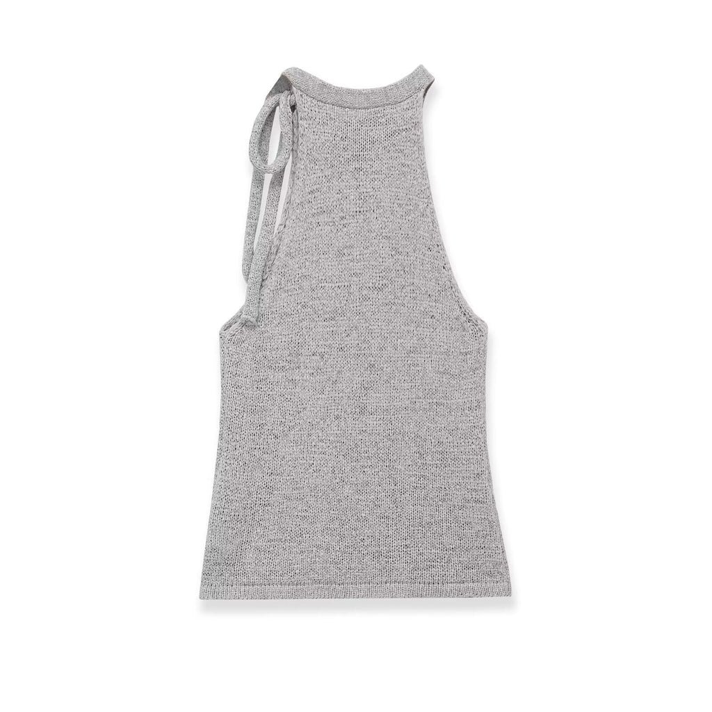 Women's Sleeveless Top with Knot Detail