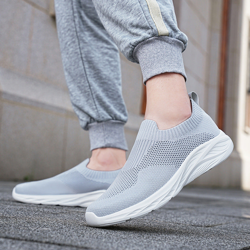 Women's Breathable Sock Shoes with Flexible Upper and Non-Slip Sole