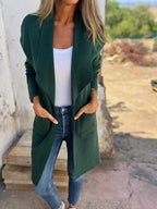 Elegant Cardigan with Soft Material and Relaxed Fit