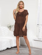 Women's Elegant Crochet Beach Cover-Up
