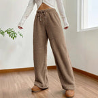 Women's Fluffy Relaxed Fit Pants