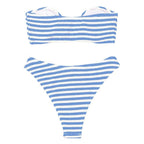 Women's Bandeau Bikini with Buckle Closure