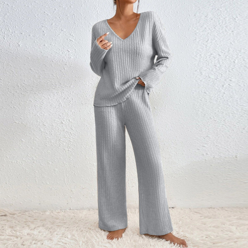 Women's Casual Knit Loungewear Set