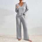 Women's Casual Knit Loungewear Set