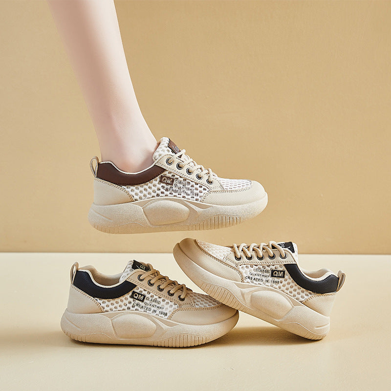 Women's Breathable Sneakers with Innovative Mesh Structure and Stable Sole