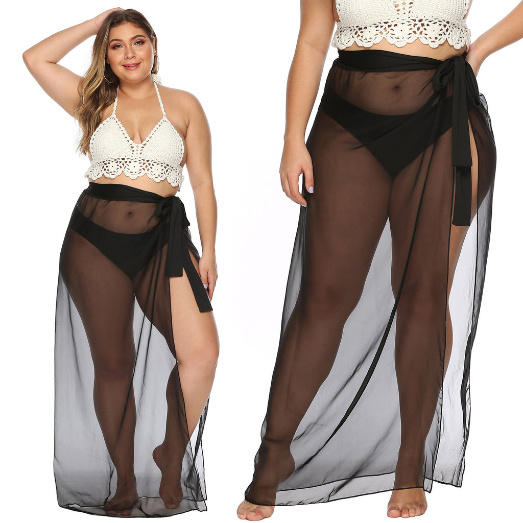 Women's Elegant Beach Cover-Up with Side Knot