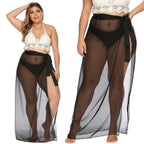 Women's Elegant Beach Cover-Up with Side Knot