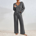 Women's Casual Knit Loungewear Set