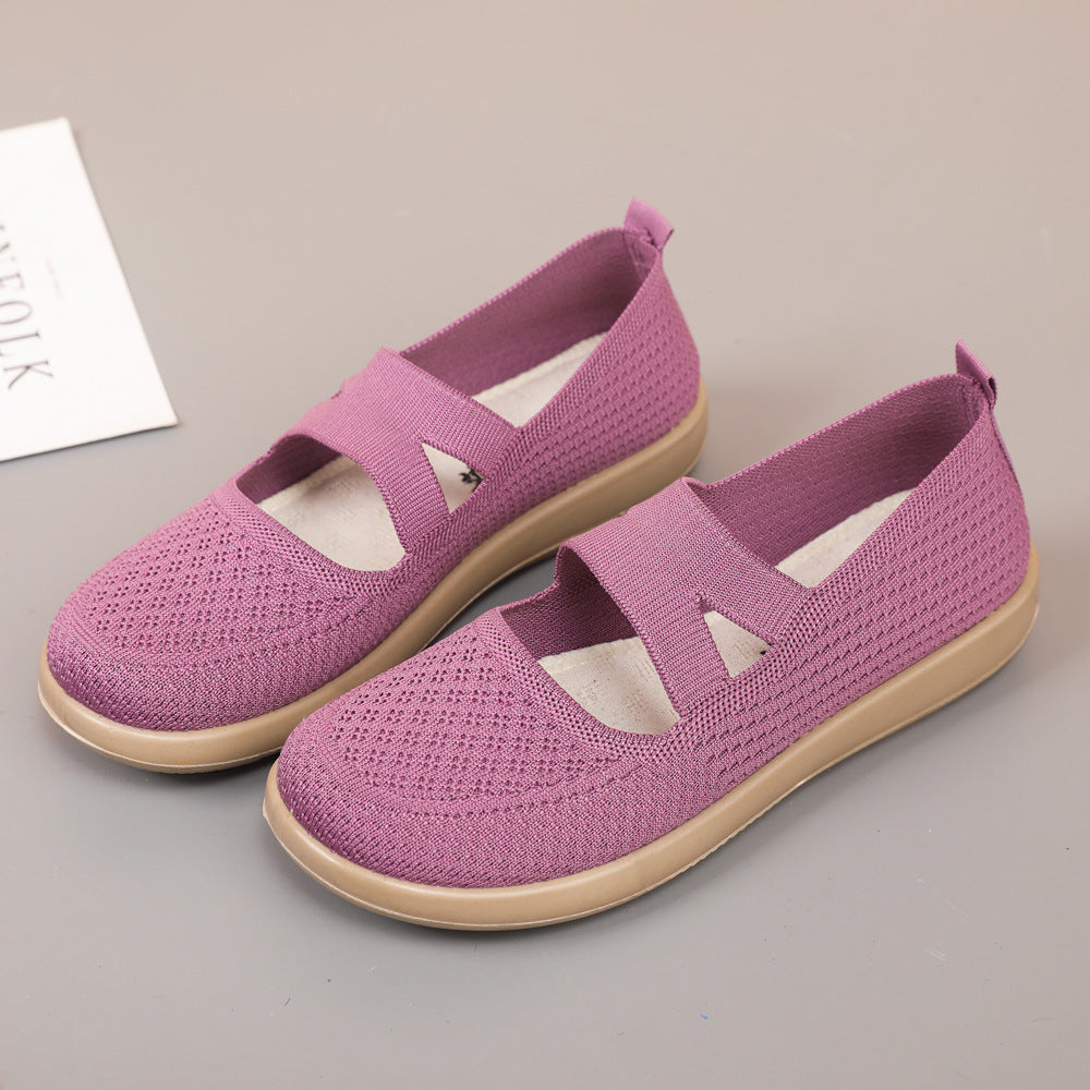 Women's Comfortable Casual Sneakers with Flexible Upper