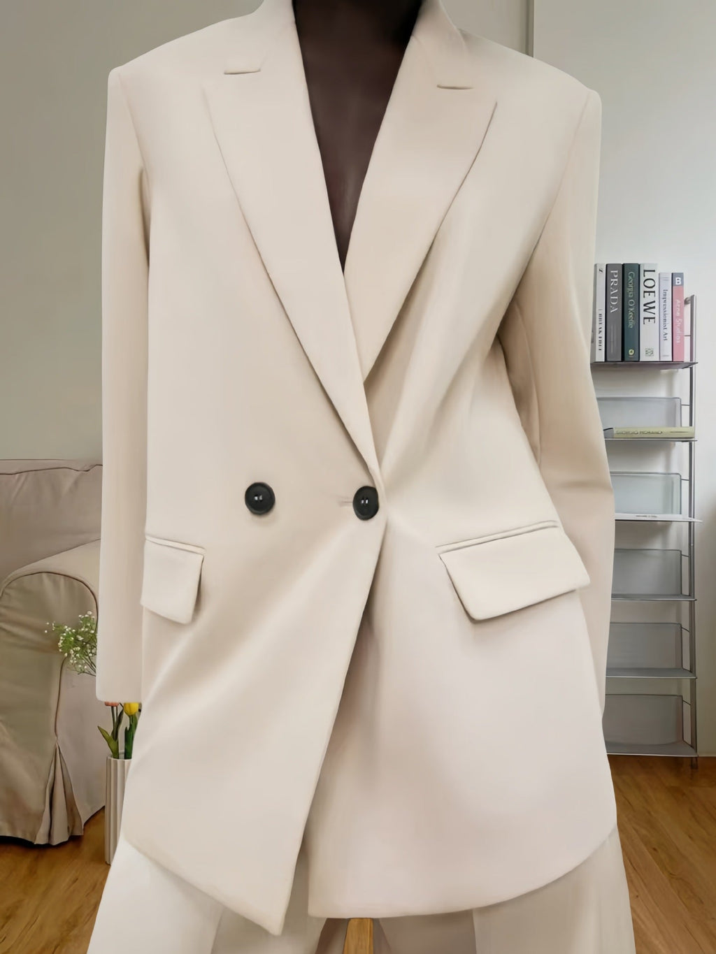 Elegant Double-Breasted Blazer