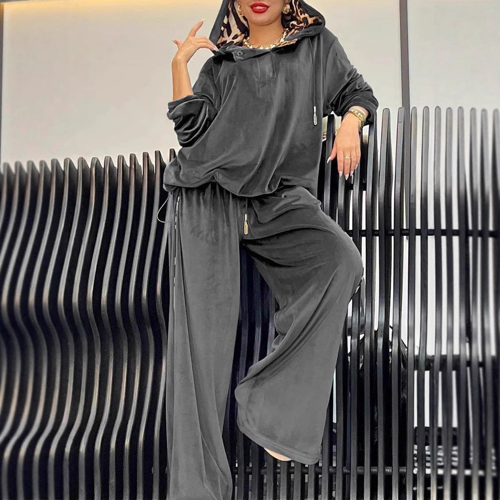 Women's Soft Velour Leisure Set
