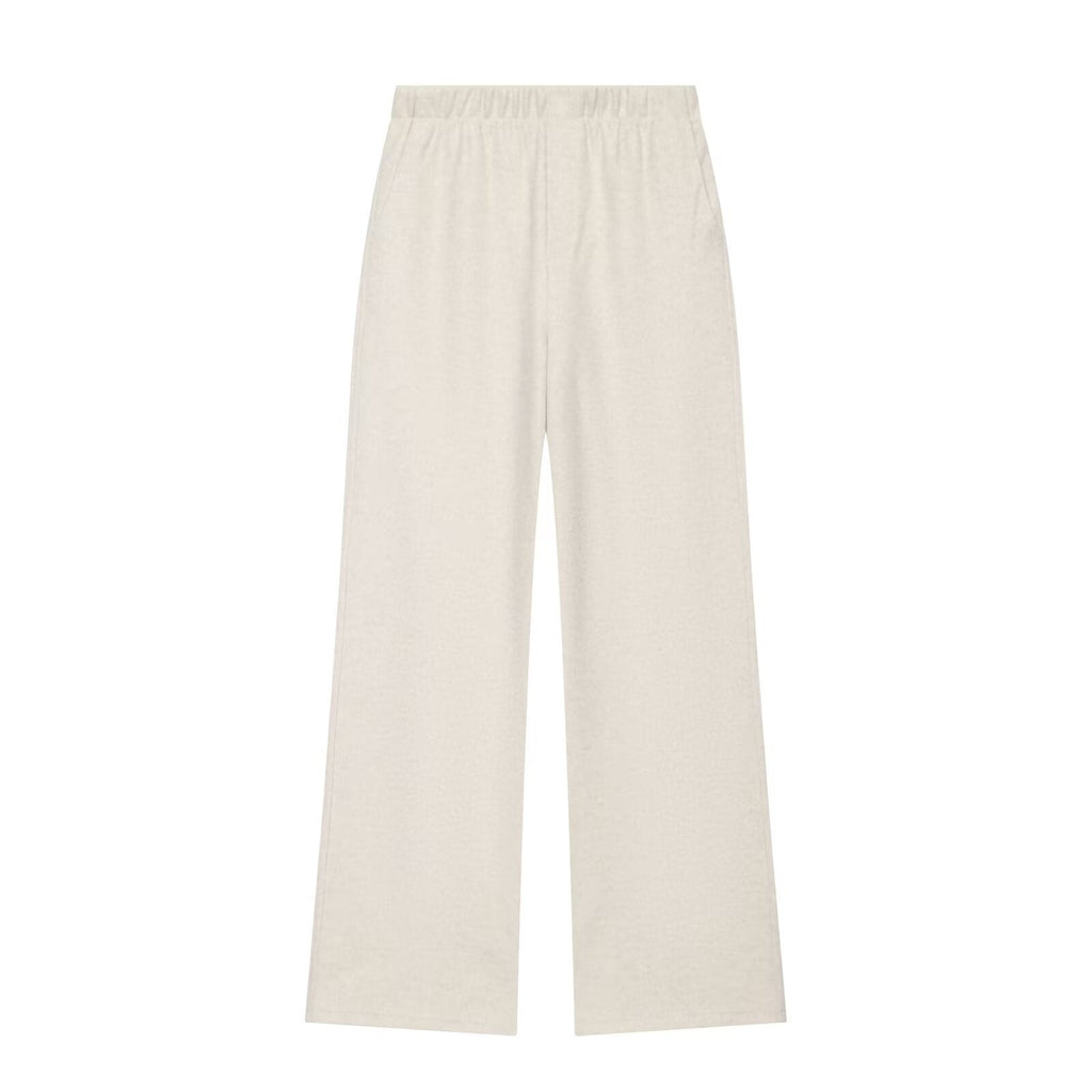 Women's Casual Lounge Set with Stand Collar Zip Jacket and Wide Sweatpants