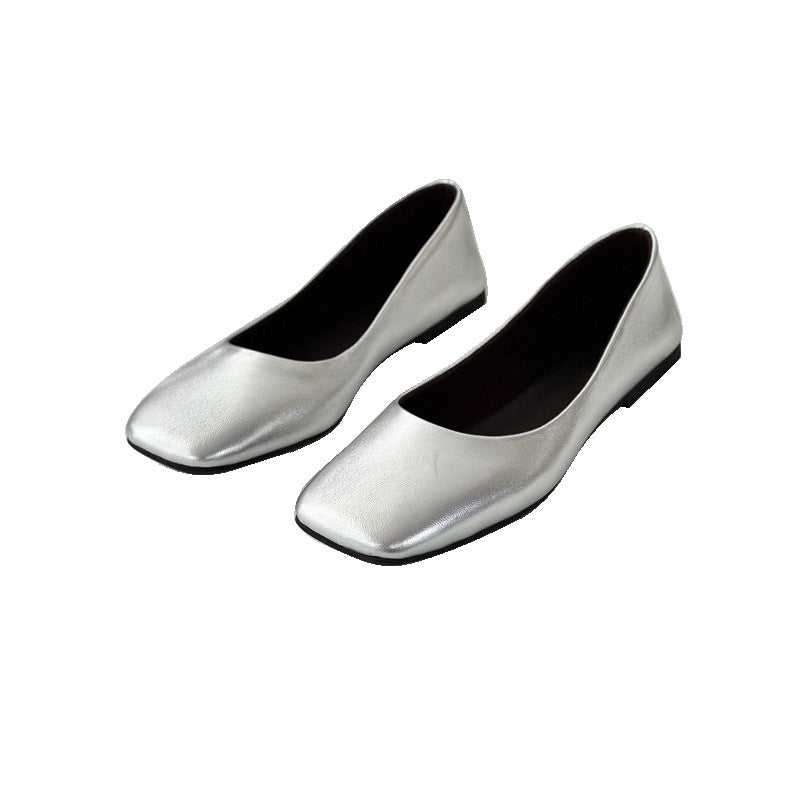 Women's Ballet Flats with Square Footbed