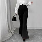 Women's High-Waisted Flared Trousers