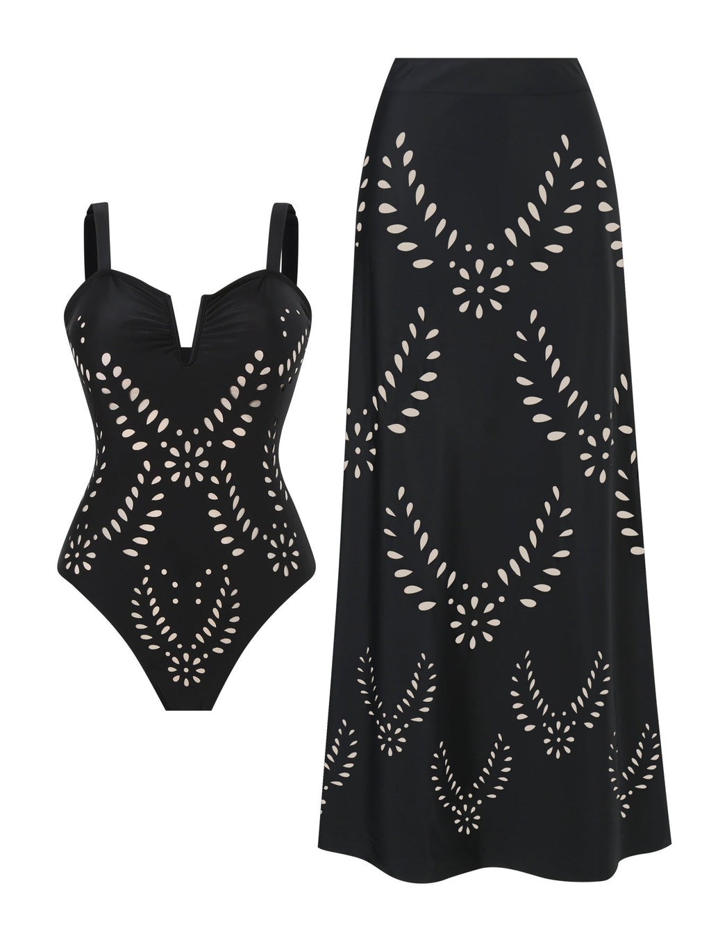 Women's Swimsuit with Matching Skirt