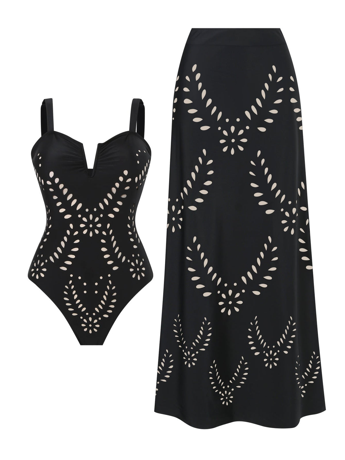 Women's Swimsuit with Matching Skirt